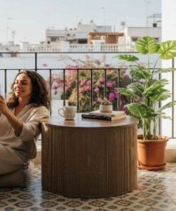 Table Basse “Nomad” – Design Contemporain Texturé