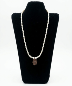 Collier Chichkhane & Perles Véritables