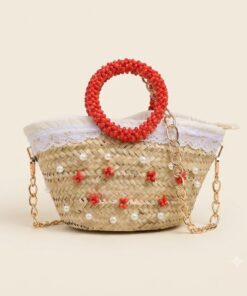 Sac Cabas Bohème Perlé – Édition Fleur d’Été