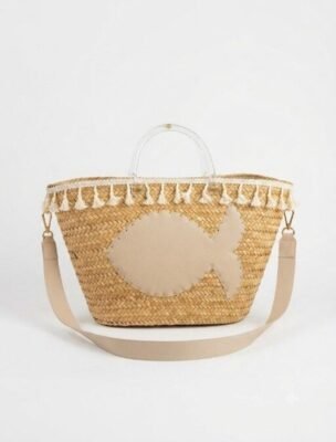 Sac Panier Artisanal en Osier "Esprit Marin"
