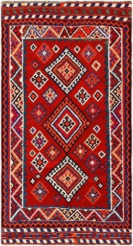 Tapis tunisien tissé à la main