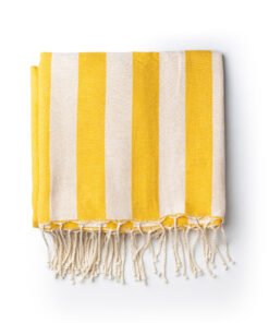 Fouta méditerranéenne tissage artisanal